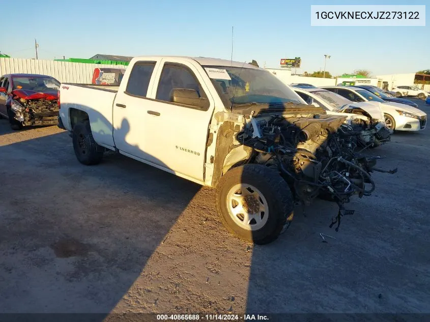 2018 Chevrolet Silverado 1500 Wt VIN: 1GCVKNECXJZ273122 Lot: 40865688