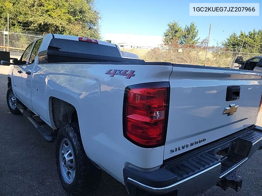 2018 Chevrolet Silverado 2500Hd Wt VIN: 1GC2KUEG7JZ207966 Lot: 40866198