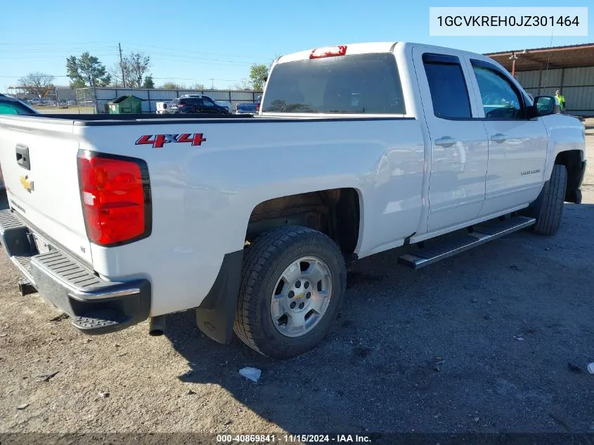 2018 Chevrolet Silverado 1500 1Lt VIN: 1GCVKREH0JZ301464 Lot: 40869841