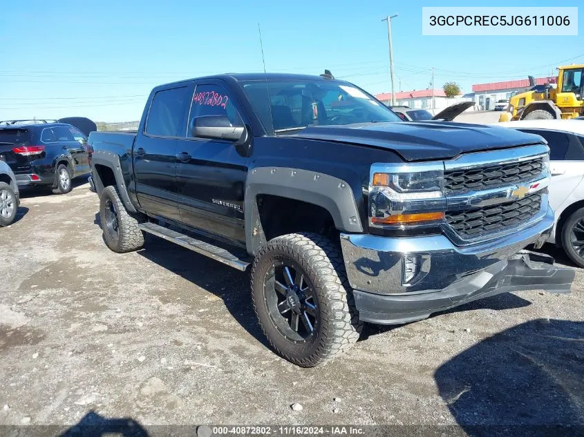 2018 Chevrolet Silverado 1500 1Lt VIN: 3GCPCREC5JG611006 Lot: 40872802