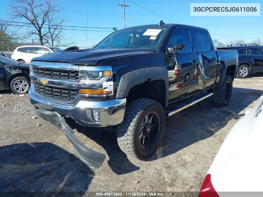 2018 Chevrolet Silverado 1500 1Lt VIN: 3GCPCREC5JG611006 Lot: 40872802