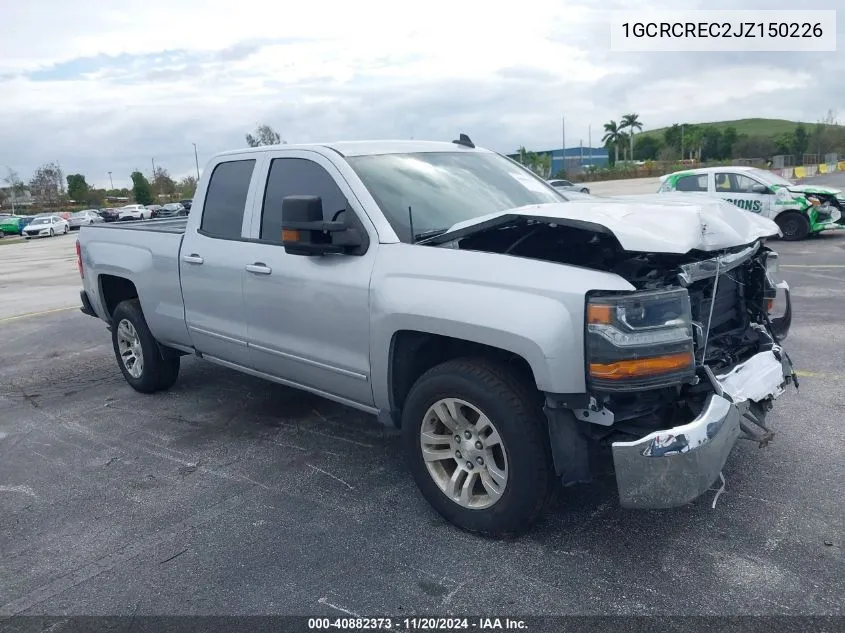 2018 Chevrolet Silverado 1500 1Lt VIN: 1GCRCREC2JZ150226 Lot: 40882373