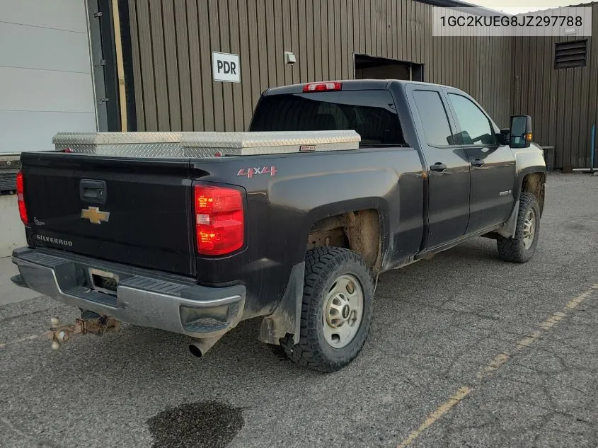 2018 Chevrolet Silverado 2500Hd Wt VIN: 1GC2KUEG8JZ297788 Lot: 40896943