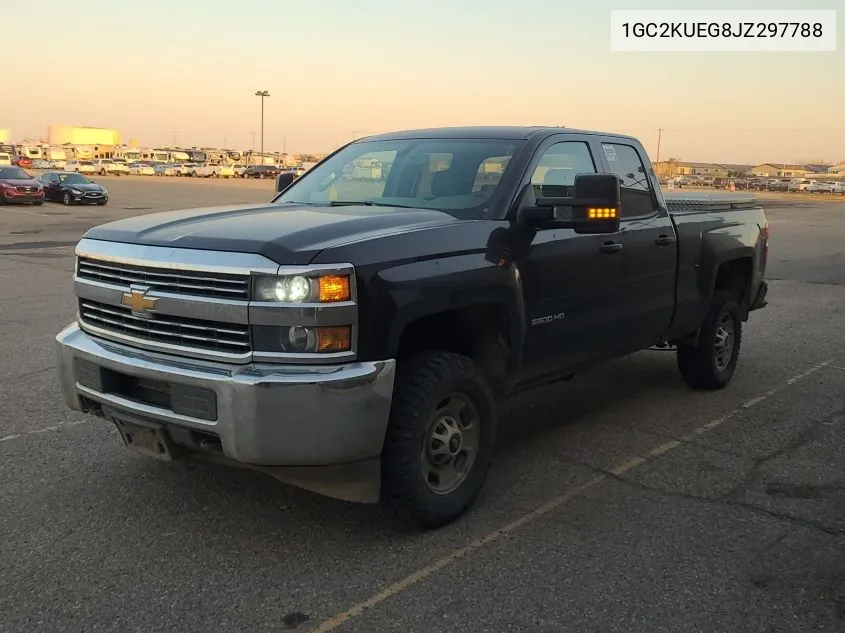 2018 Chevrolet Silverado 2500Hd Wt VIN: 1GC2KUEG8JZ297788 Lot: 40896943