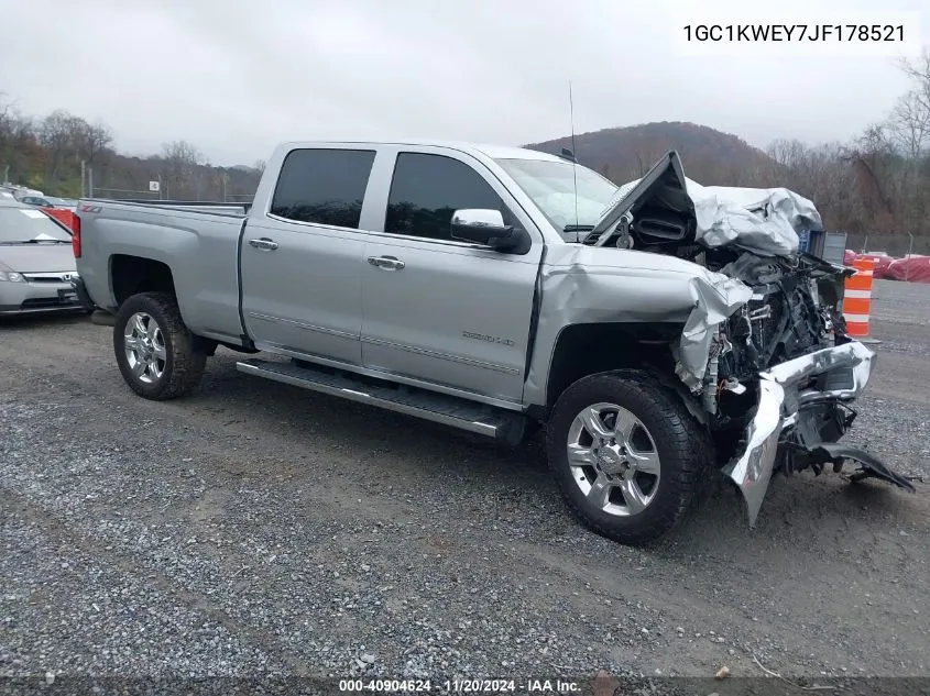 2018 Chevrolet Silverado 2500Hd Ltz VIN: 1GC1KWEY7JF178521 Lot: 40904624