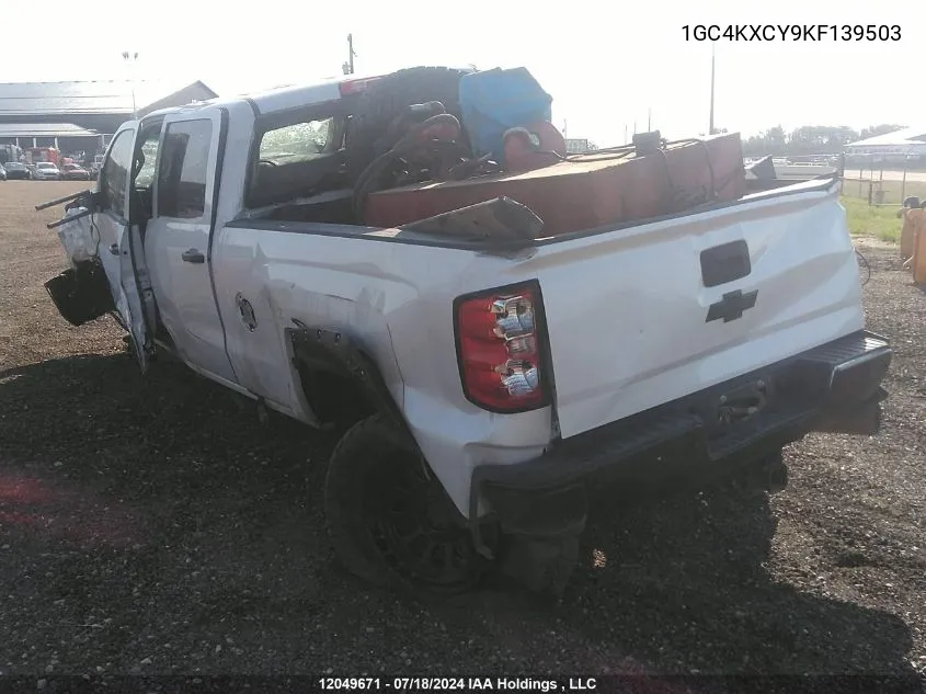 1GC4KXCY9KF139503 2019 Chevrolet Silverado 3500Hd