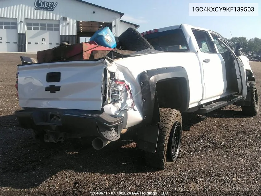 1GC4KXCY9KF139503 2019 Chevrolet Silverado 3500Hd