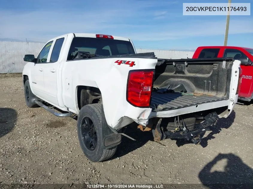 2019 Chevrolet Silverado 1500 Ld VIN: 2GCVKPEC1K1176493 Lot: 12125794