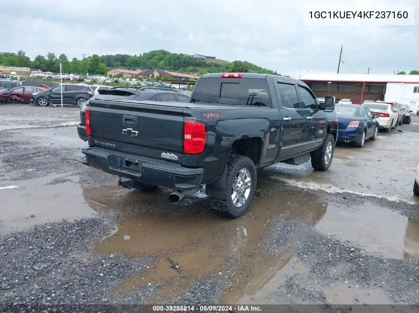 2019 Chevrolet Silverado 2500Hd High Country VIN: 1GC1KUEY4KF237160 Lot: 39285814