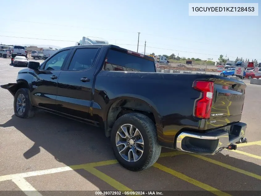 2019 Chevrolet Silverado 1500 Lt VIN: 1GCUYDED1KZ128453 Lot: 39372932