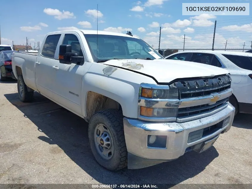 1GC1KSEG2KF109690 2019 Chevrolet Silverado 2500Hd Lt