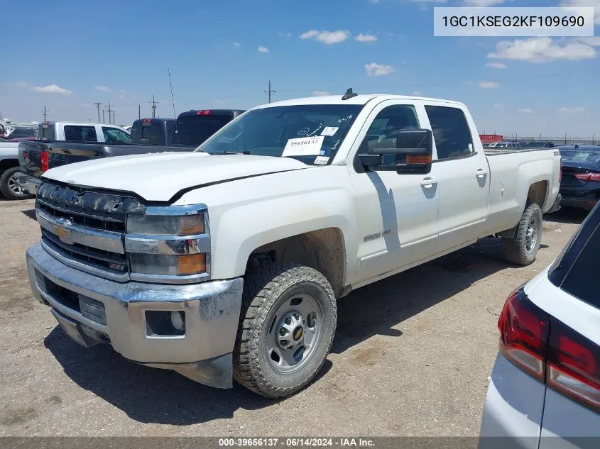 2019 Chevrolet Silverado 2500Hd Lt VIN: 1GC1KSEG2KF109690 Lot: 39656137