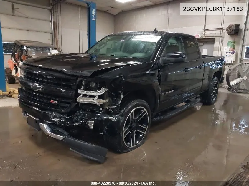 2GCVKPEC8K1187183 2019 Chevrolet Silverado 1500 Ld Lt