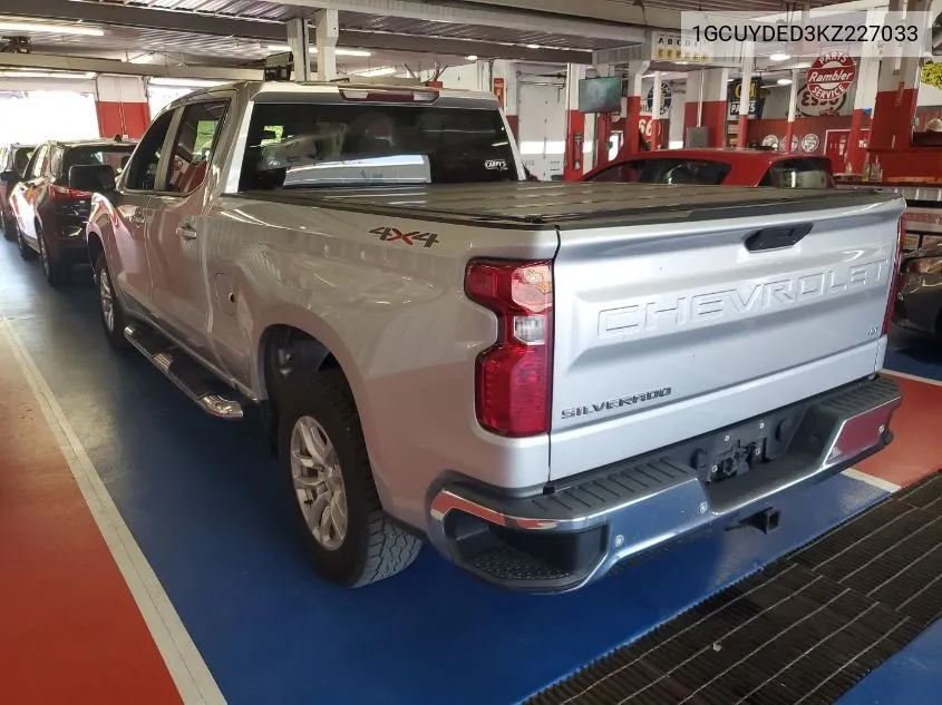 2019 Chevrolet Silverado 1500 Lt VIN: 1GCUYDED3KZ227033 Lot: 40265289