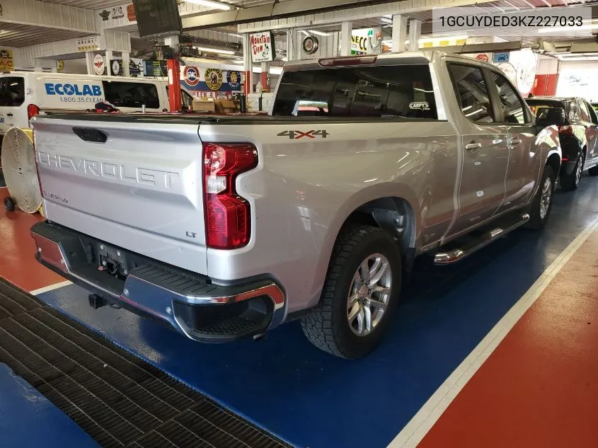 2019 Chevrolet Silverado 1500 Lt VIN: 1GCUYDED3KZ227033 Lot: 40265289