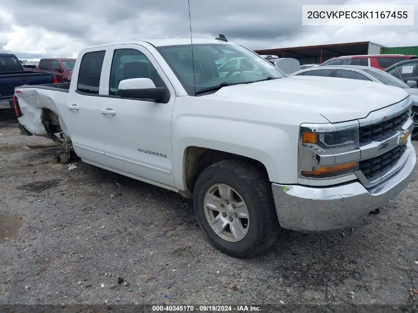 2GCVKPEC3K1167455 2019 Chevrolet Silverado 1500 Ld Lt