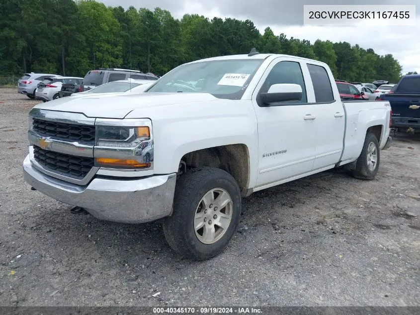 2GCVKPEC3K1167455 2019 Chevrolet Silverado 1500 Ld Lt