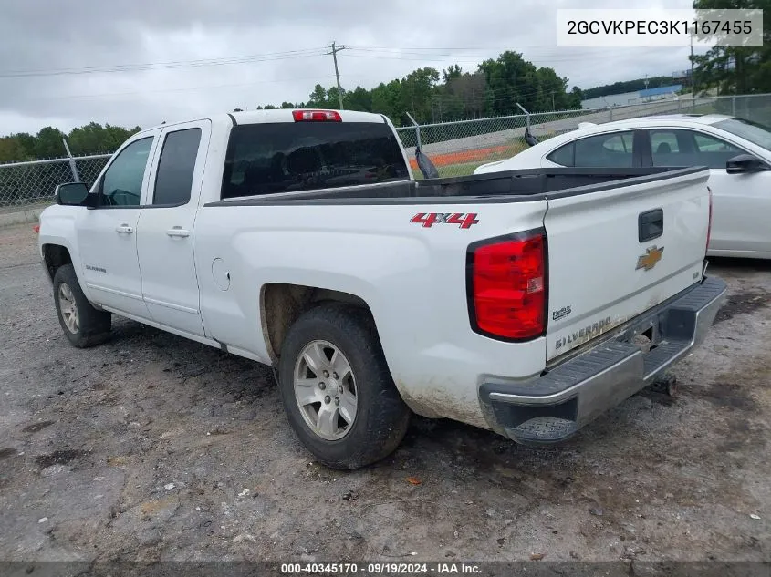 2GCVKPEC3K1167455 2019 Chevrolet Silverado 1500 Ld Lt