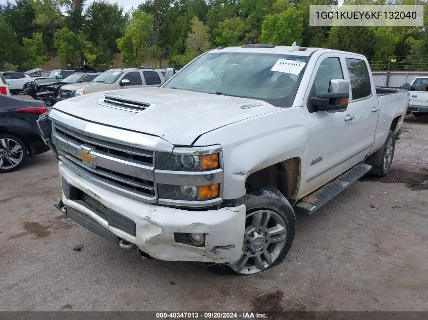 2019 Chevrolet Silverado 2500Hd High Country VIN: 1GC1KUEY6KF132040 Lot: 40347013