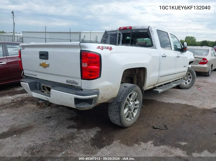 2019 Chevrolet Silverado 2500Hd High Country VIN: 1GC1KUEY6KF132040 Lot: 40347013