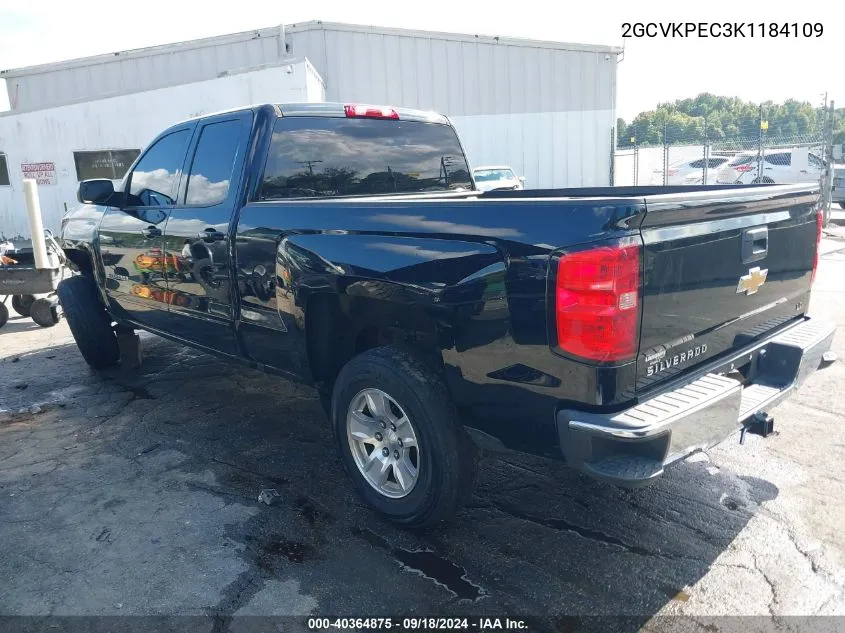 2GCVKPEC3K1184109 2019 Chevrolet Silverado 1500 Ld Lt