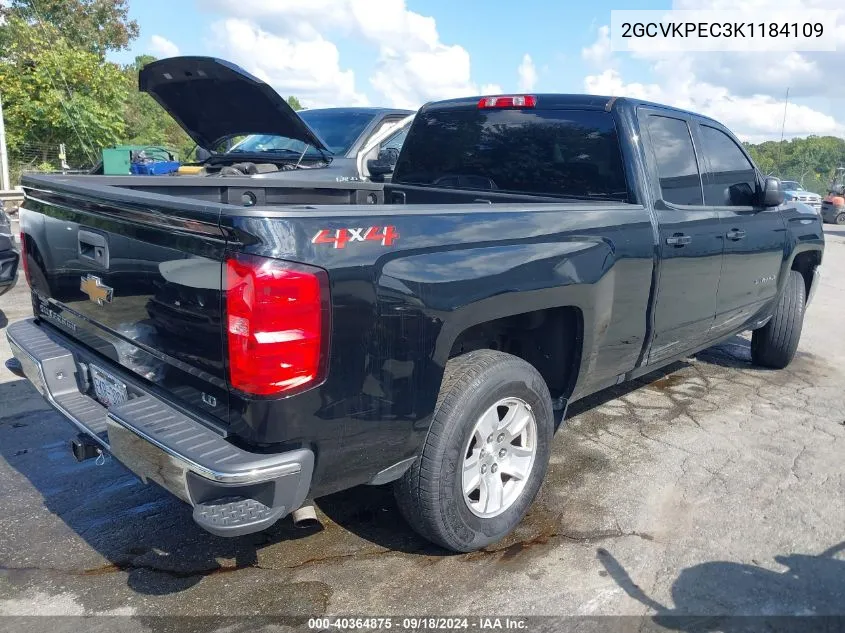 2019 Chevrolet Silverado 1500 Ld Lt VIN: 2GCVKPEC3K1184109 Lot: 40364875