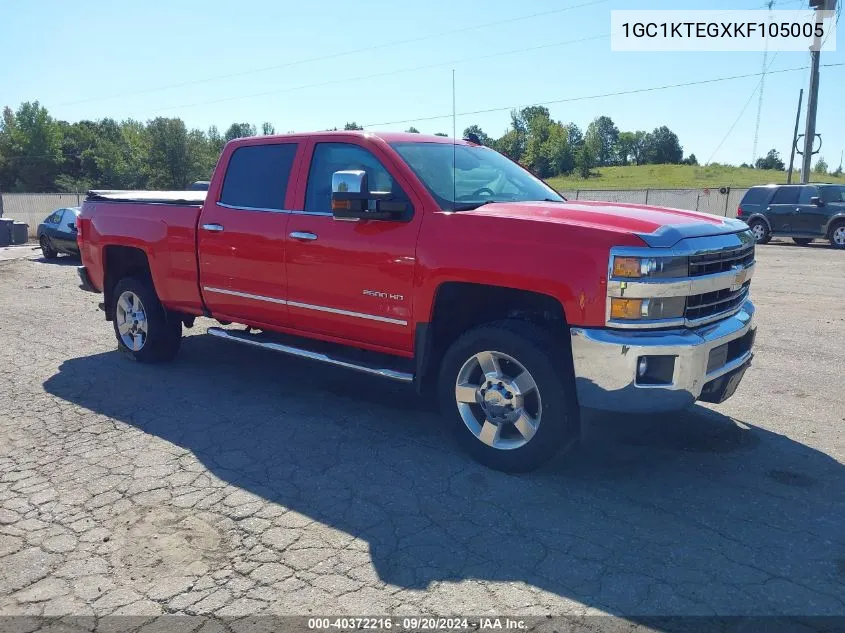 2019 Chevrolet Silverado 2500Hd Ltz VIN: 1GC1KTEGXKF105005 Lot: 40372216