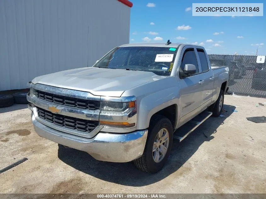 2GCRCPEC3K1121848 2019 Chevrolet Silverado 1500 Ld Lt