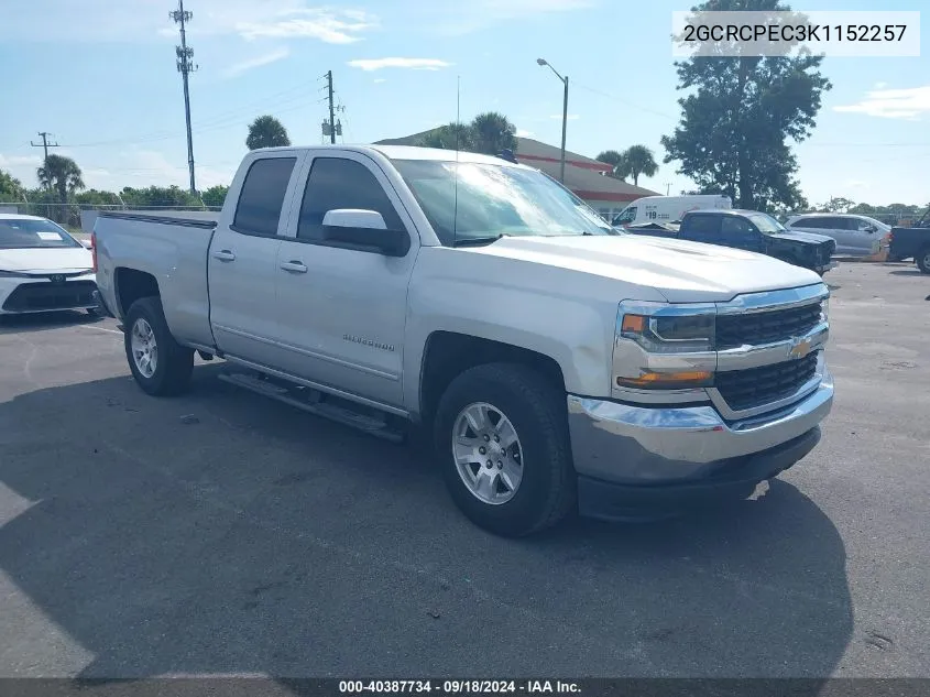 2019 Chevrolet Silverado 1500 Ld Lt VIN: 2GCRCPEC3K1152257 Lot: 40387734