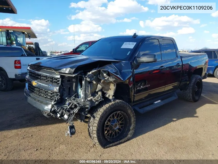 2GCVKPEC0K1109206 2019 Chevrolet Silverado 1500 Ld Lt