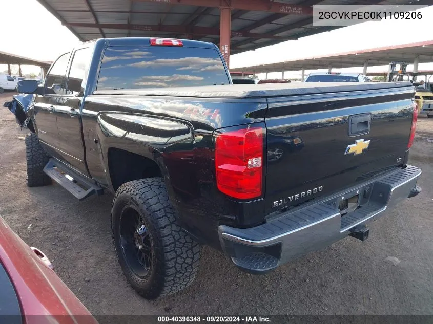 2GCVKPEC0K1109206 2019 Chevrolet Silverado 1500 Ld Lt