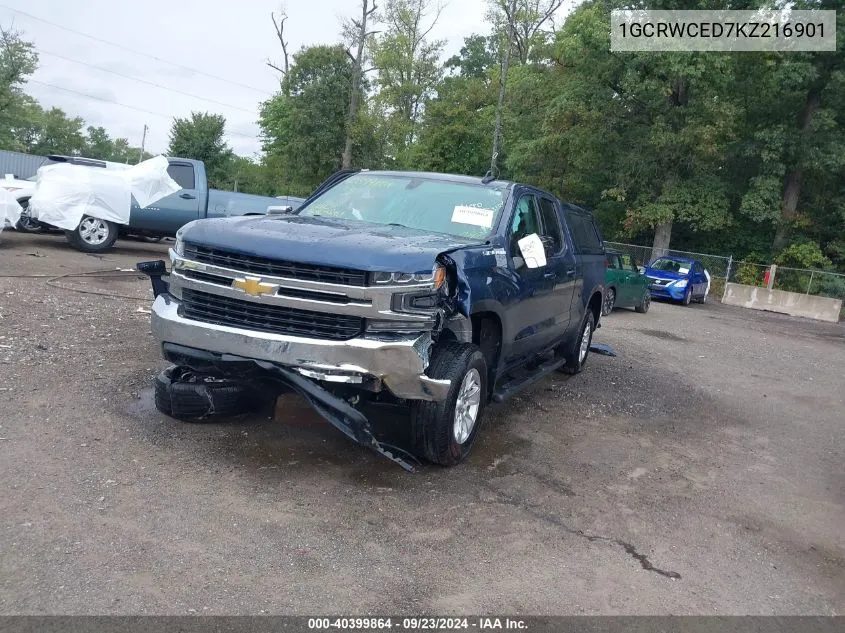 2019 Chevrolet Silverado 1500 Lt VIN: 1GCRWCED7KZ216901 Lot: 40399864