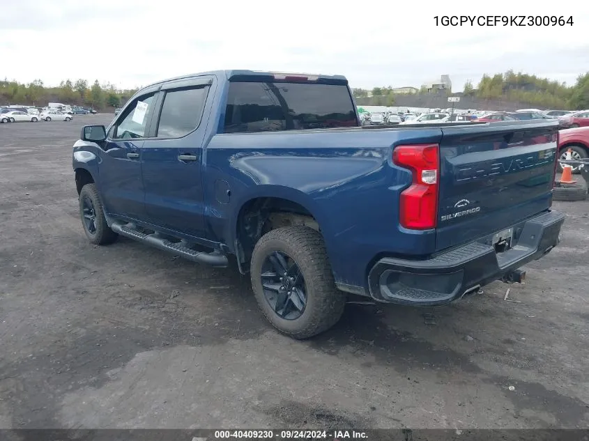 1GCPYCEF9KZ300964 2019 Chevrolet Silverado 1500 Custom Trail Boss