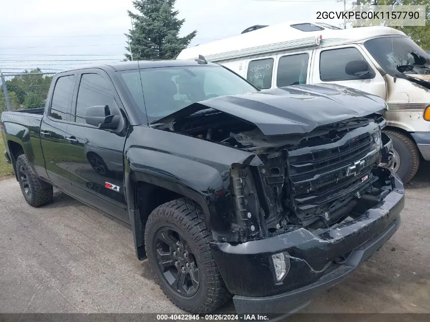 2019 Chevrolet Silverado Ld K1500 Lt VIN: 2GCVKPEC0K1157790 Lot: 40422945