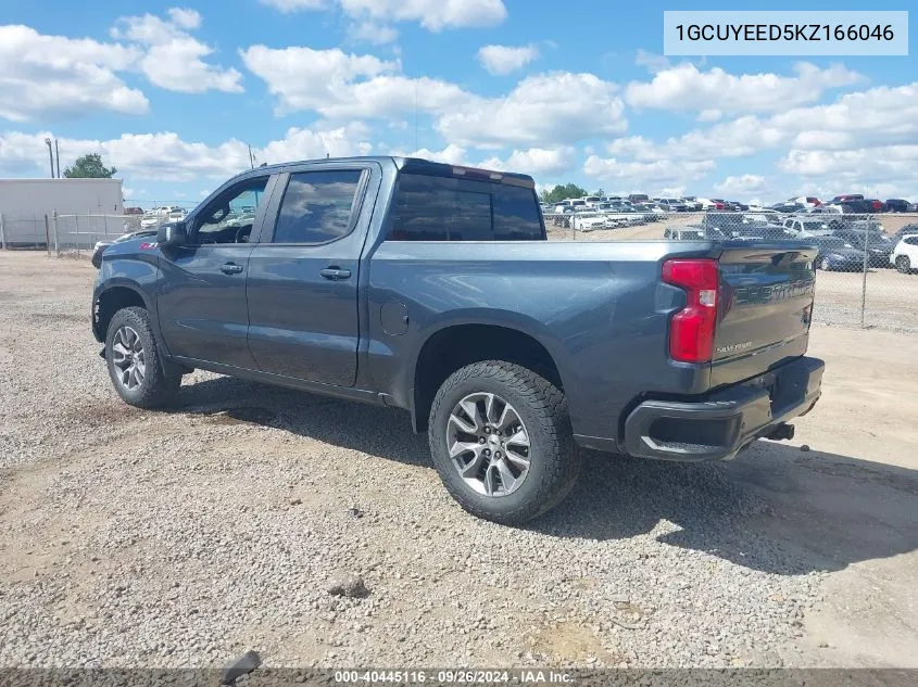 2019 Chevrolet Silverado 1500 Rst VIN: 1GCUYEED5KZ166046 Lot: 40445116