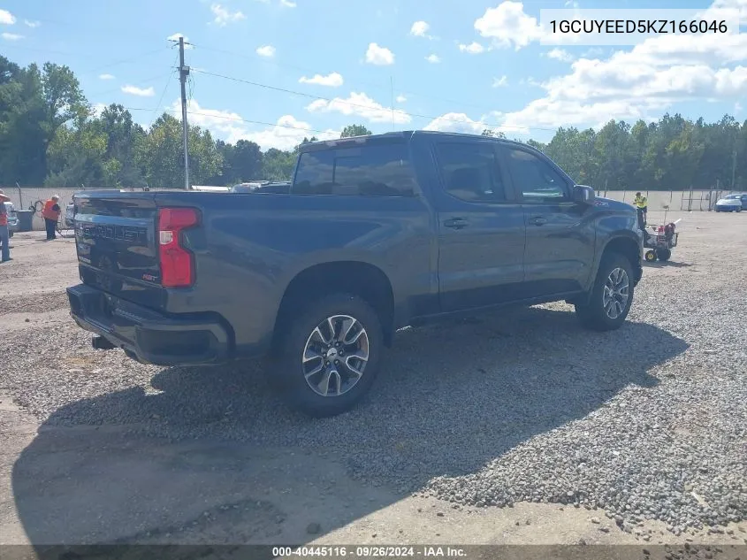 2019 Chevrolet Silverado 1500 Rst VIN: 1GCUYEED5KZ166046 Lot: 40445116