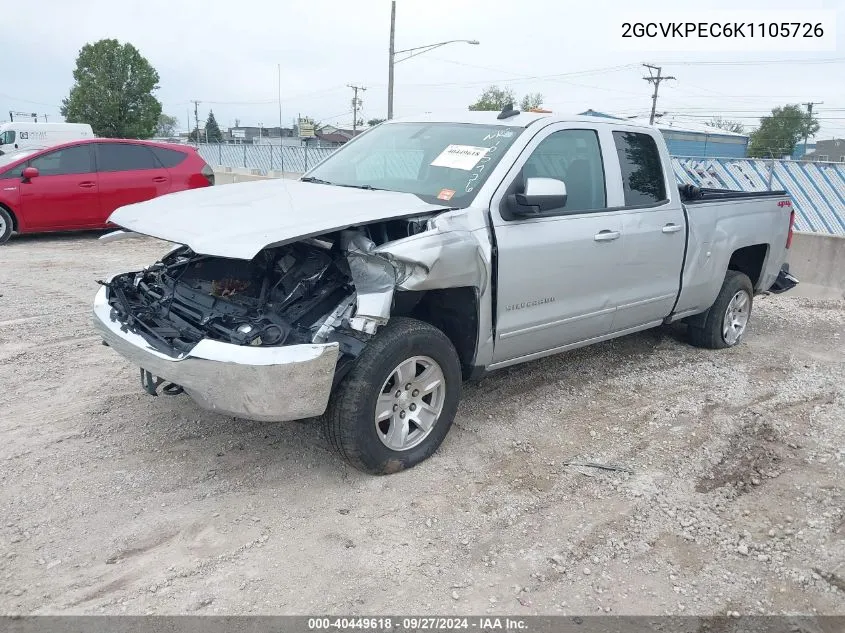 2GCVKPEC6K1105726 2019 Chevrolet Silverado 1500 Ld Lt