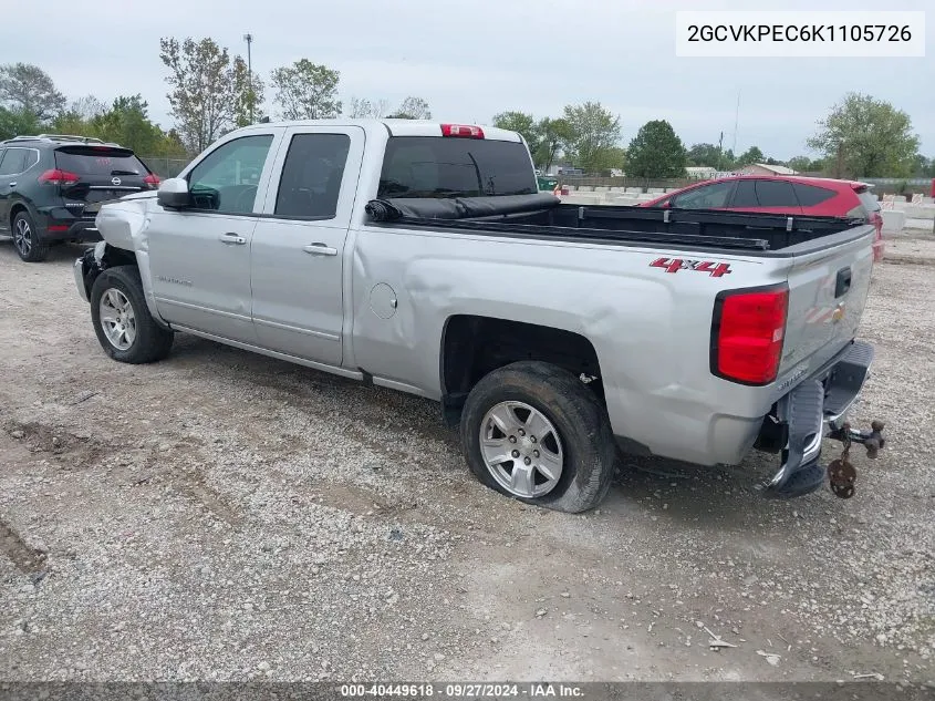 2GCVKPEC6K1105726 2019 Chevrolet Silverado 1500 Ld Lt