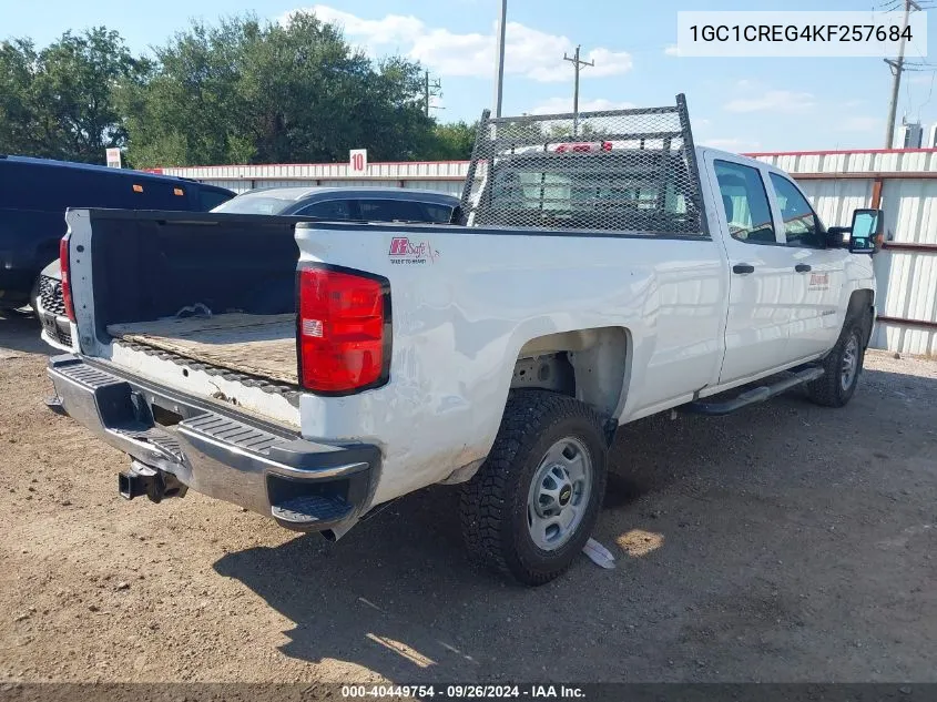 2019 Chevrolet Silverado 2500Hd Wt VIN: 1GC1CREG4KF257684 Lot: 40449754