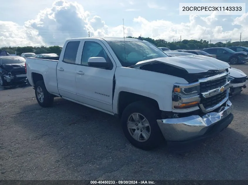 2019 Chevrolet Silverado Ld C1500 Lt VIN: 2GCRCPEC3K1143333 Lot: 40450233