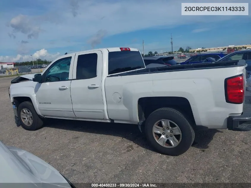 2GCRCPEC3K1143333 2019 Chevrolet Silverado Ld C1500 Lt