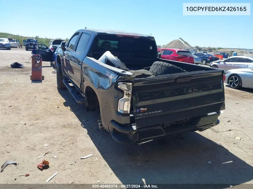 2019 Chevrolet Silverado 1500 Lt Trail Boss VIN: 1GCPYFED6KZ426165 Lot: 40450374