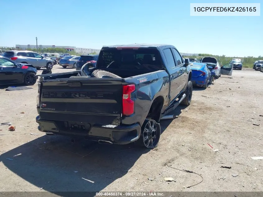 2019 Chevrolet Silverado 1500 Lt Trail Boss VIN: 1GCPYFED6KZ426165 Lot: 40450374