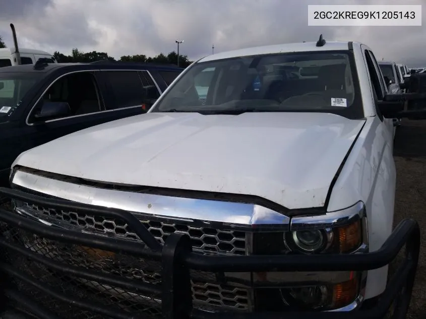 2019 Chevrolet Silverado 2500Hd Wt VIN: 2GC2KREG9K1205143 Lot: 40454038