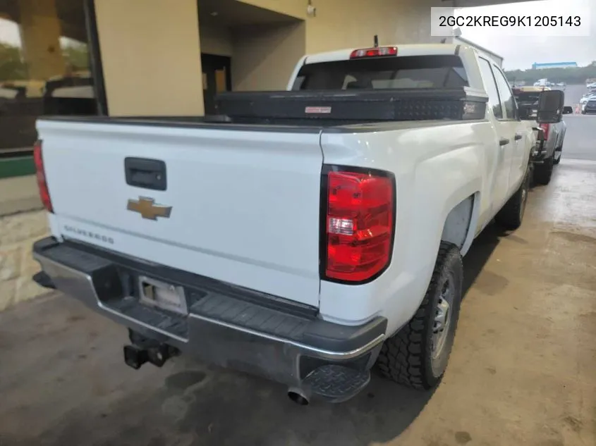 2GC2KREG9K1205143 2019 Chevrolet Silverado 2500Hd Wt