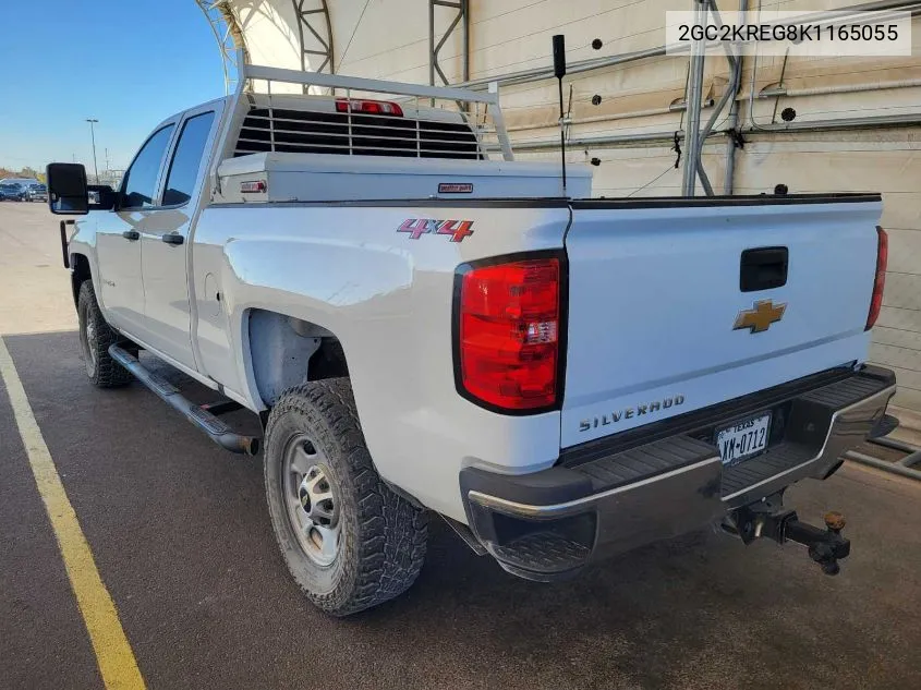 2019 Chevrolet Silverado 2500Hd Wt VIN: 2GC2KREG8K1165055 Lot: 40460259