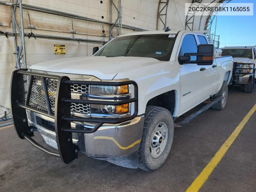 2019 Chevrolet Silverado 2500Hd Wt VIN: 2GC2KREG8K1165055 Lot: 40460259