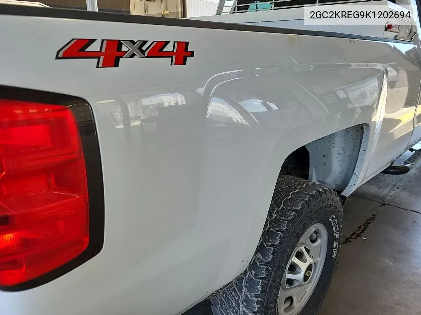 2GC2KREG9K1202694 2019 Chevrolet Silverado 2500Hd Wt