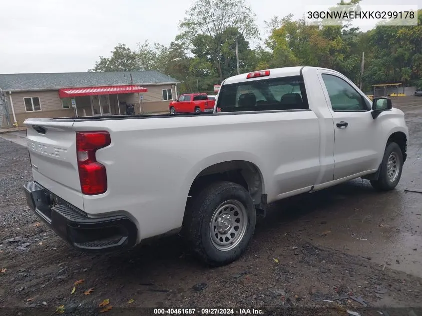 3GCNWAEHXKG299178 2019 Chevrolet Silverado 1500 Work Truck