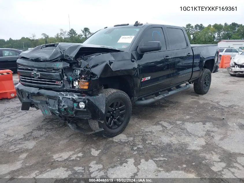 2019 Chevrolet Silverado 2500Hd Ltz VIN: 1GC1KTEYXKF169361 Lot: 40465519